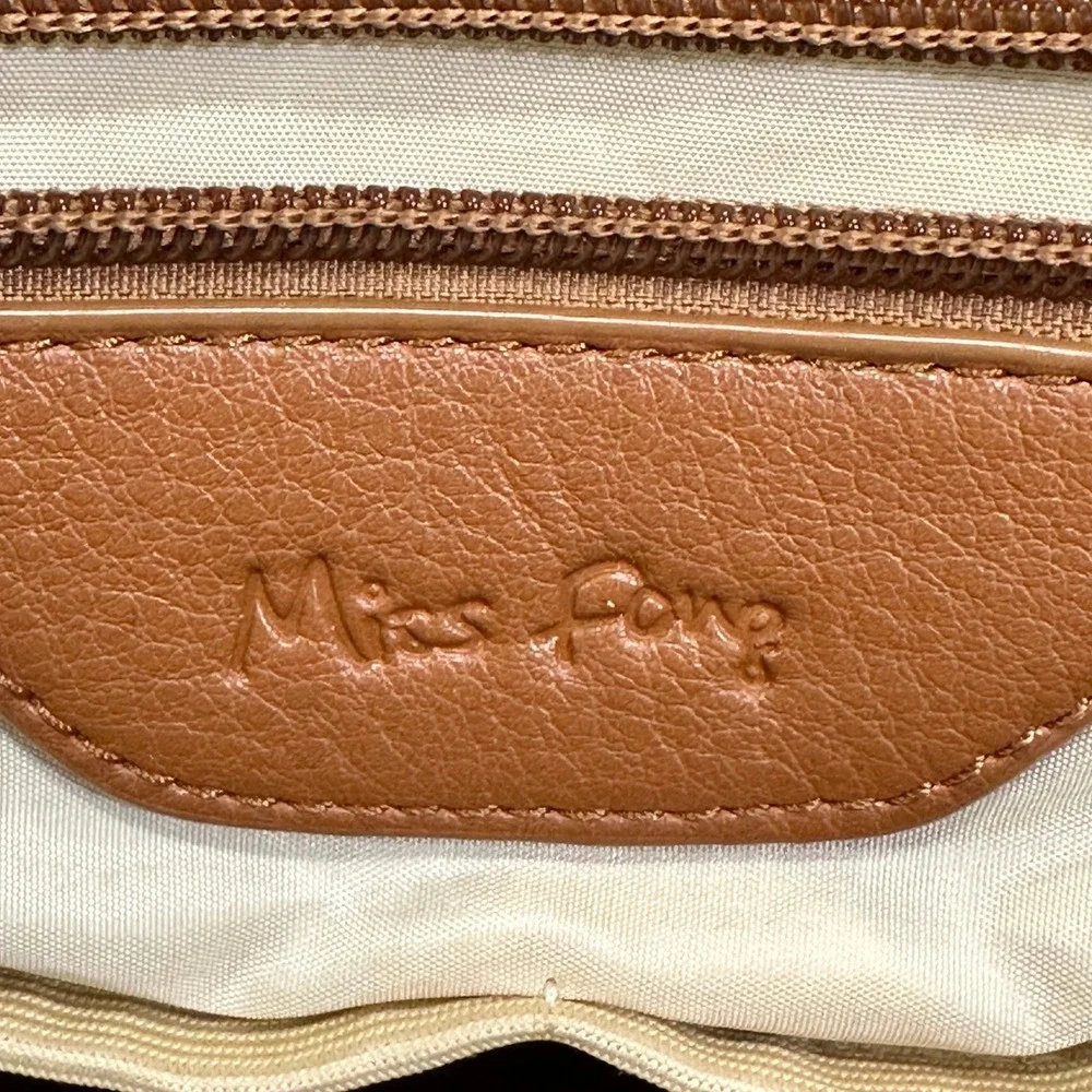 Miss Fong Diaper Bag Backpack Women‎ Large Brown Vegan Leather Insulated Classic